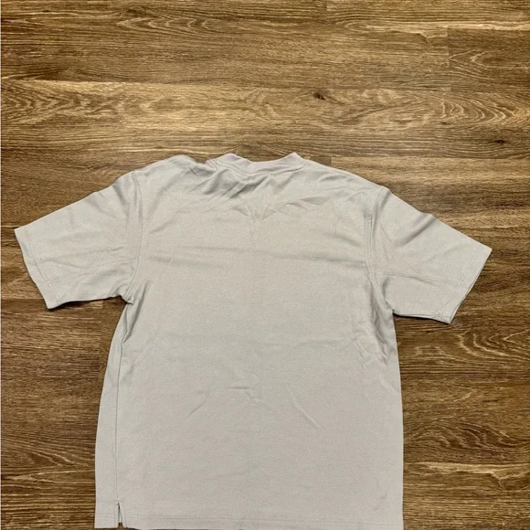 Champion Authentic Athletic Apparel Gray V-Neck Athletic Shirt Size L - Picture 2 of 3